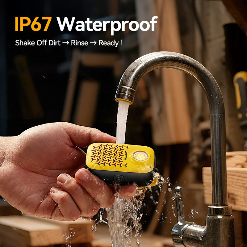 Joyroom Wearable Bluetooth 5.4 Speakers,IP67 Waterproof,Clip-On Portable Small Personal Speaker/Clean Sound/Stereo Pair/Wireless