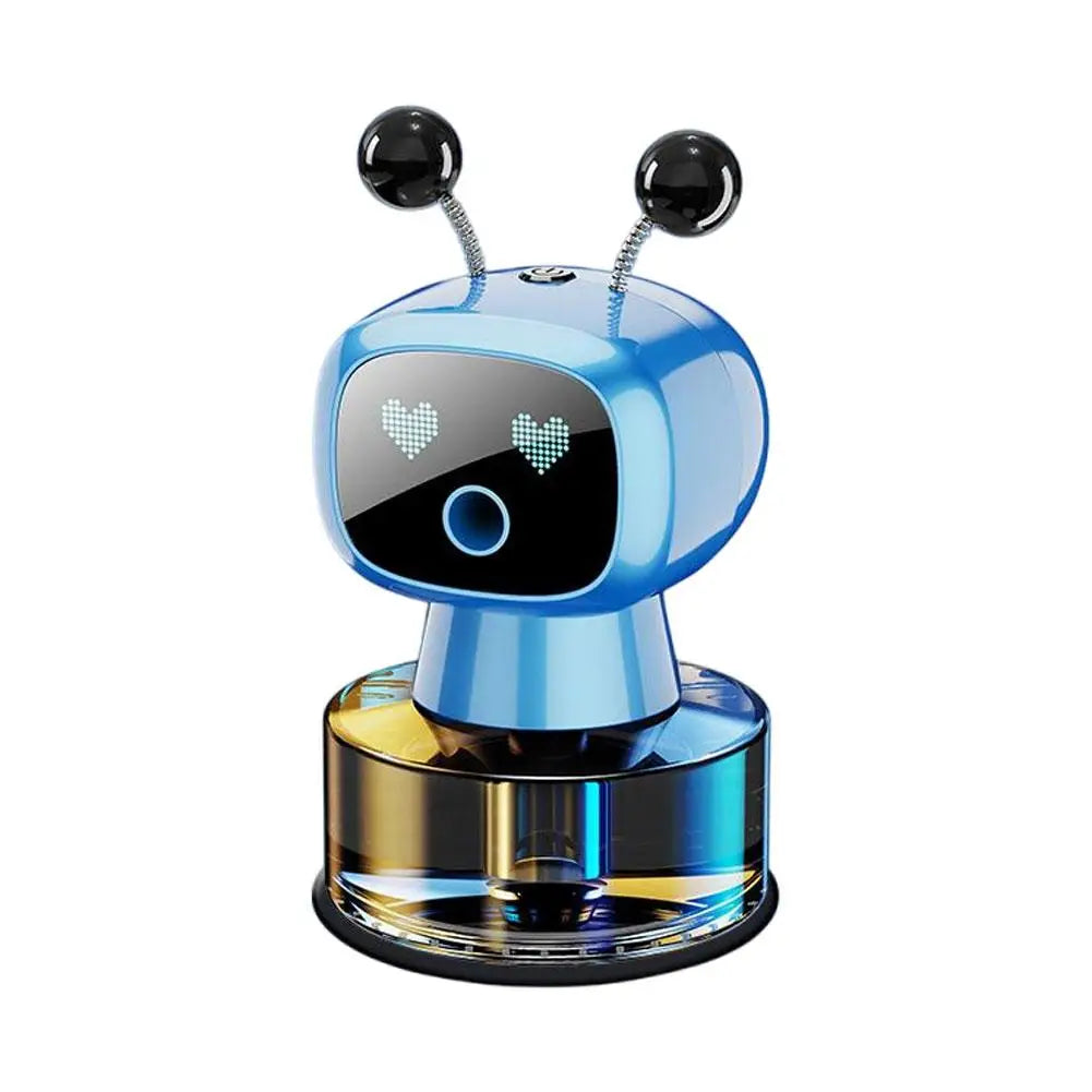 AI Smart Car Air Freshener Rechargeable Adjustable Cute Robot Smart Aromatherapy Diffuser Gift Car Accessories Interior