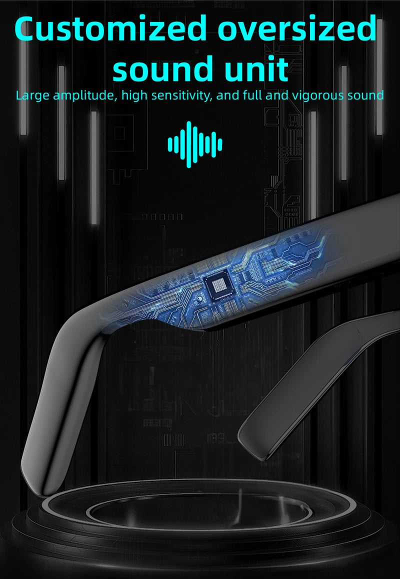 Lenovo AI Intelligent Sunglasses For Men And Women Polarized Anti Uv Sunglasses Air Conduction AI Intelligent Glasses
