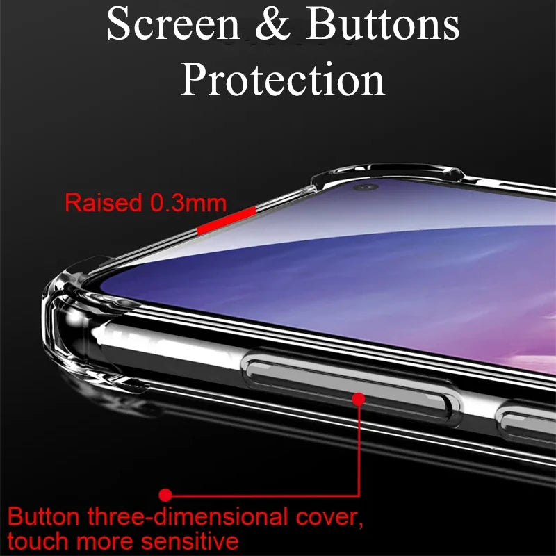 M21 M30S Case For Samsung Galaxy M21 Case Silicone Clear Transparent Case For Samsung M30S Phone Case M 21 30s M215F M307F Cover