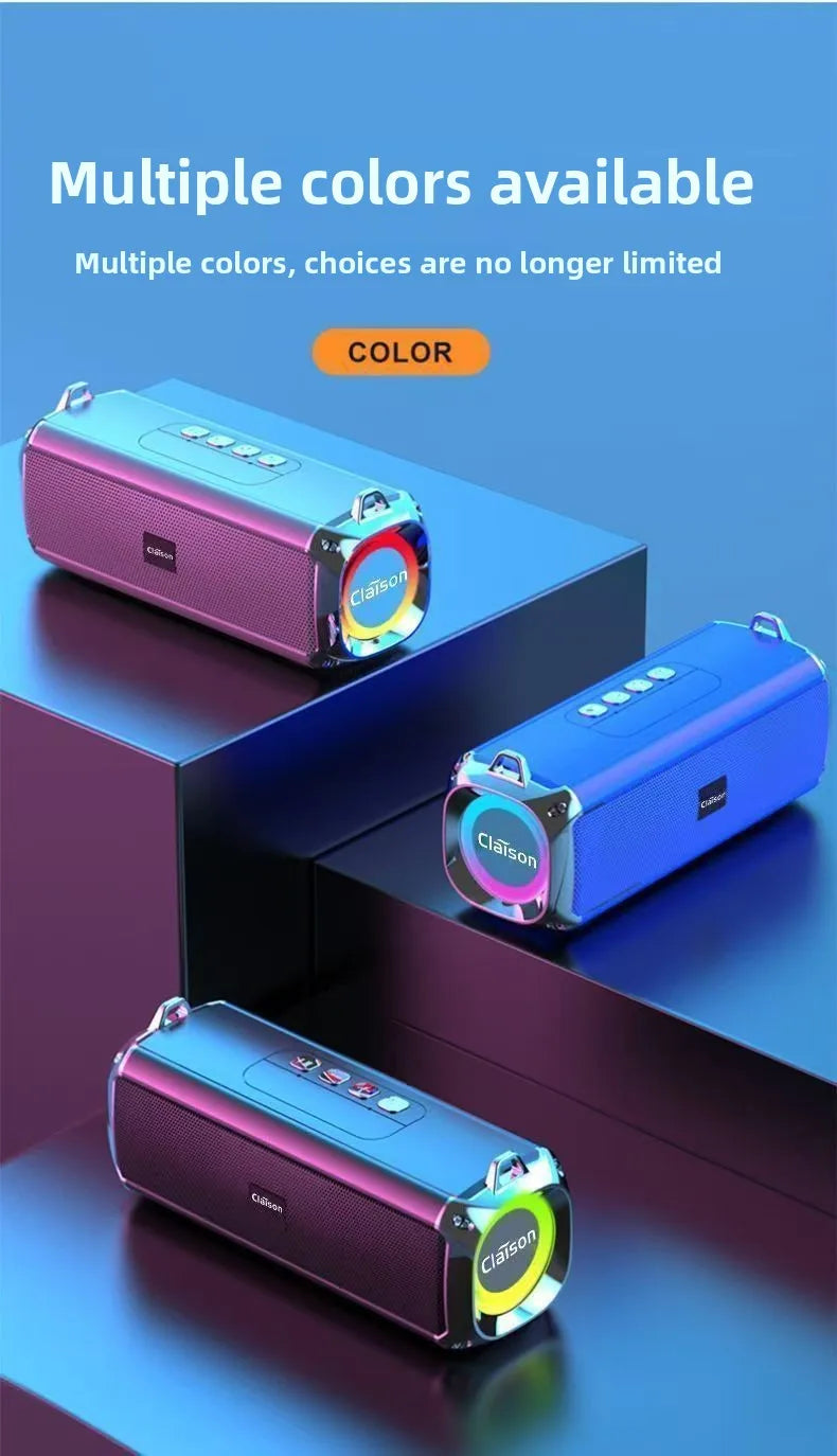 Bluetooth Audio Dual Speakers Diaphragm Bluetooth Small Speakers Loud Volume Subwoofers Plug-in Cards Wireless Speakers
