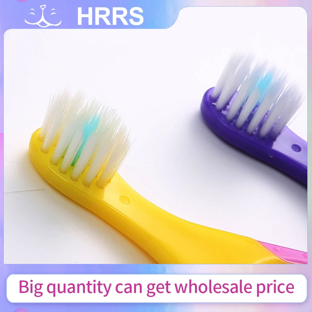 2Pcs/Set KidsToothbrush With Soft Bristles BPA-Free Children Toothbrush