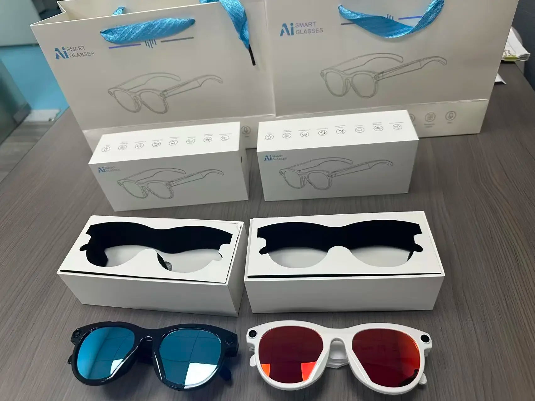 2026 New AI Smart Glasses for Photography And Video Intelligent Interactive Translation Feature Compatible with IOS And Android
