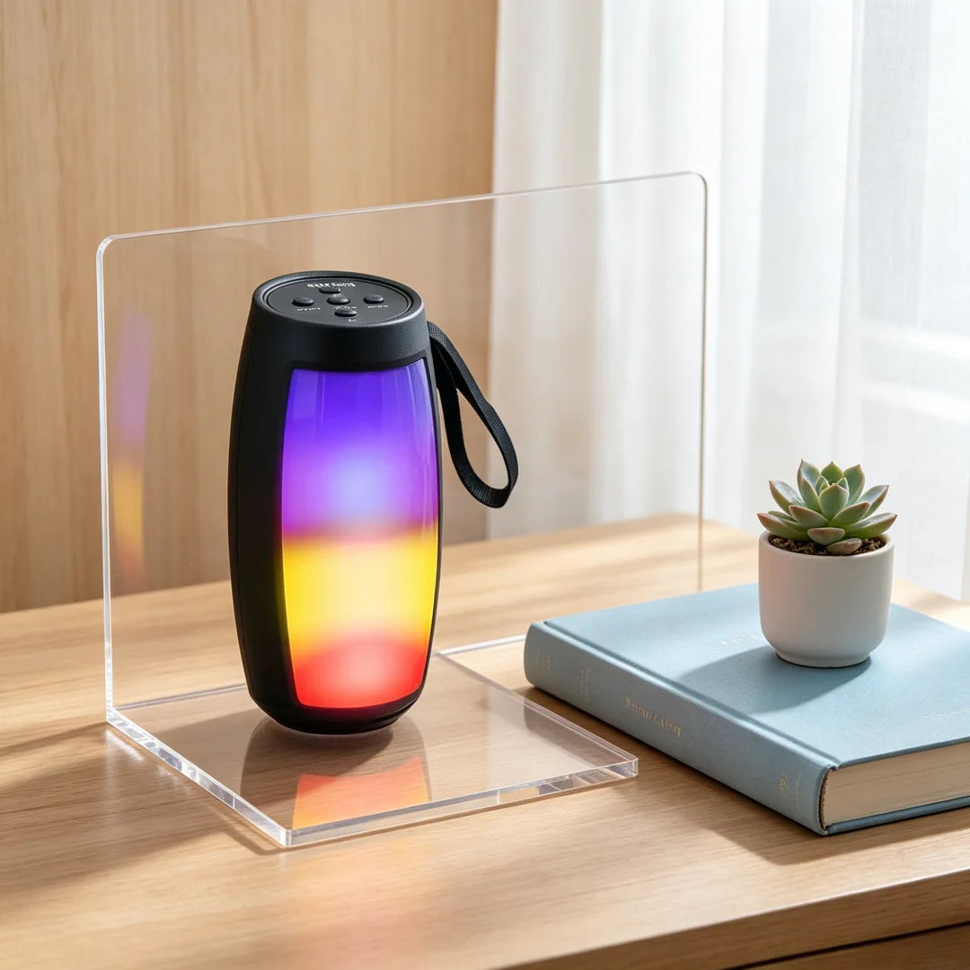 1202 Wireless Bluetooth Speakers Home Outdoor Portable Small Speaker Subwoofer Car Audio Bass MP3 Player Sound System LED Lights