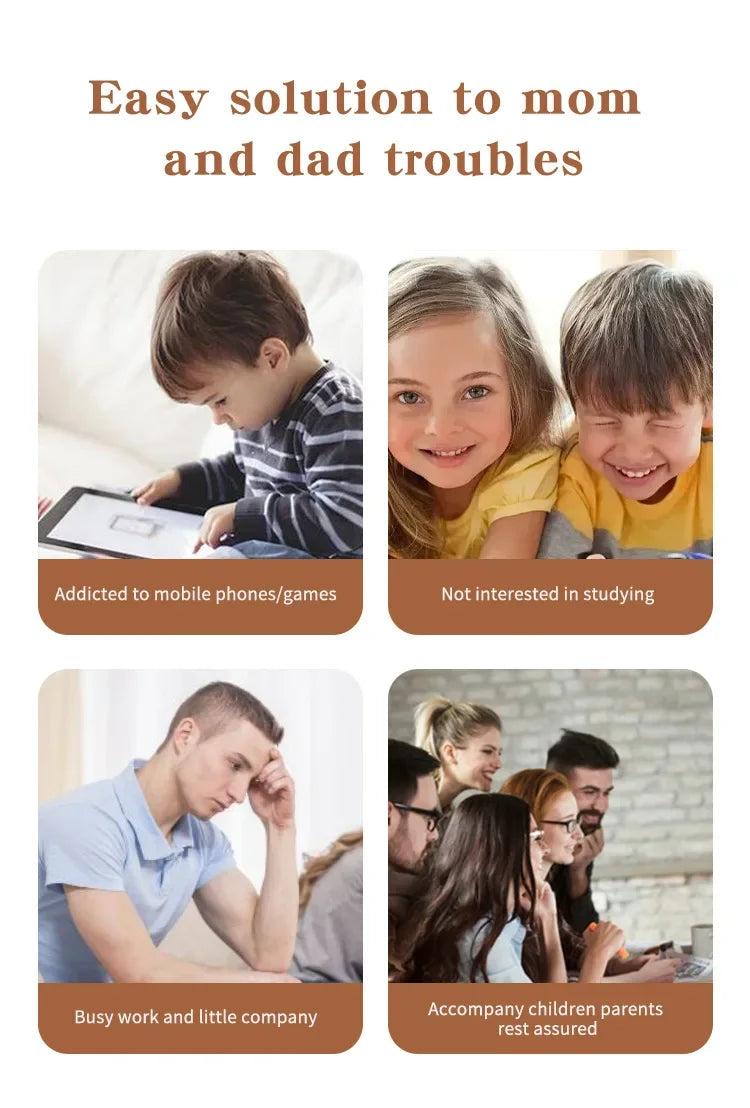 New Smart AI Robot WiFi Early Education Toys for Children Speech Recognition & Voice Interactive Educational Learning Machine