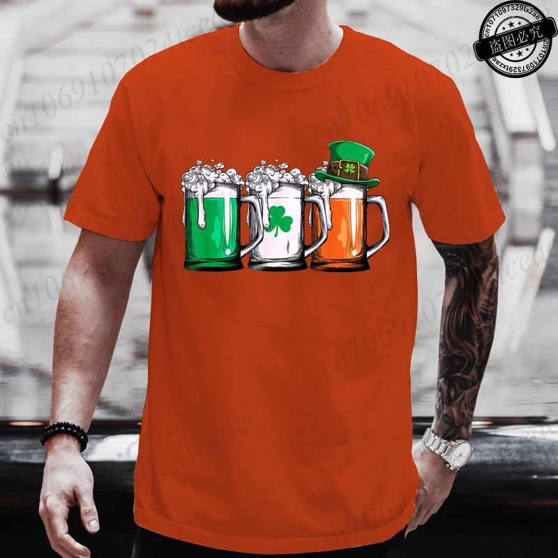 St. Patrick's Day Men's T-Shirts short Sleeve