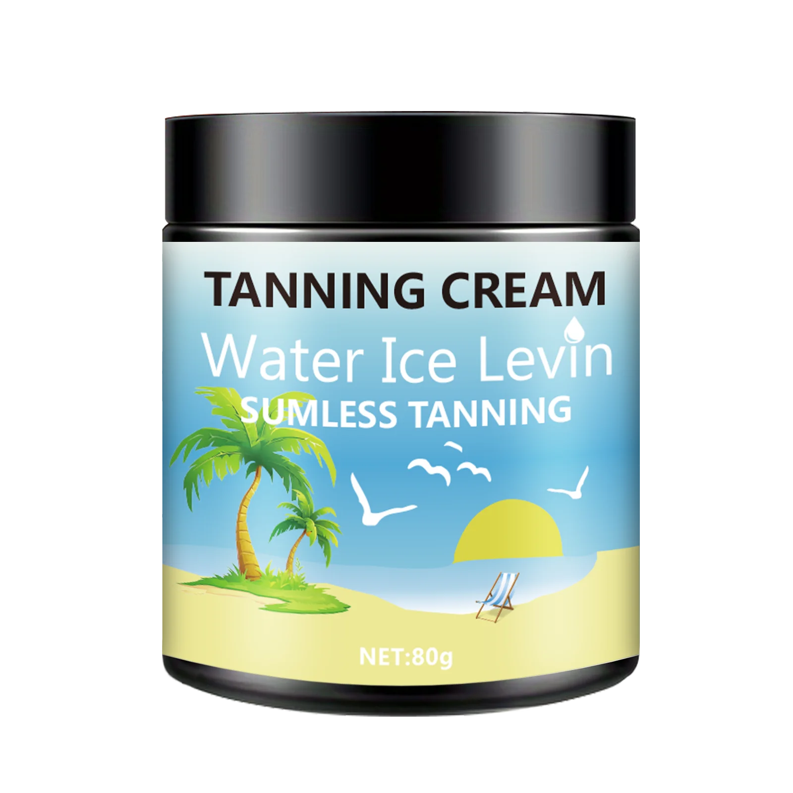 Shea butter Tanning Lotion, Shea Butter and Coconut Oil, Deeply Moisturizing, Fast Absorbing, Non-Greasy