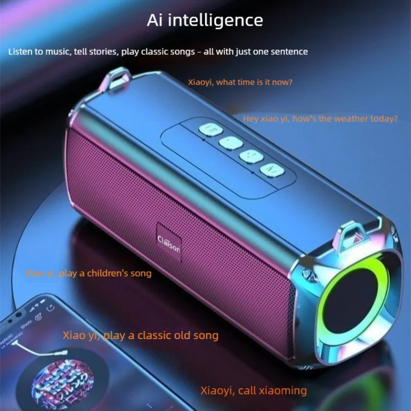 Bluetooth Audio Dual Speakers Diaphragm Bluetooth Small Speakers Loud Volume Subwoofers Plug-in Cards Wireless Speakers