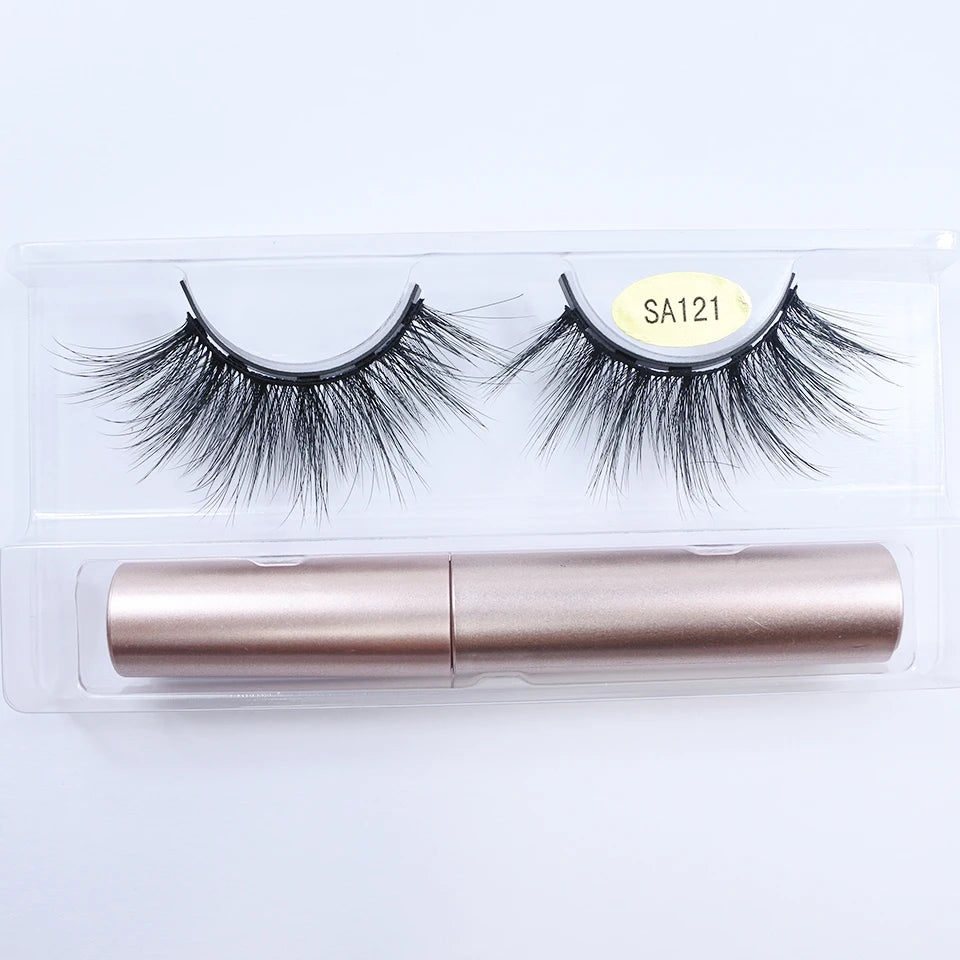 REDSIREN Natural Magnetic Lashes Makeup 1/5Pairs Reusable Magnetic  Eyelashes and Eyeliner Kit