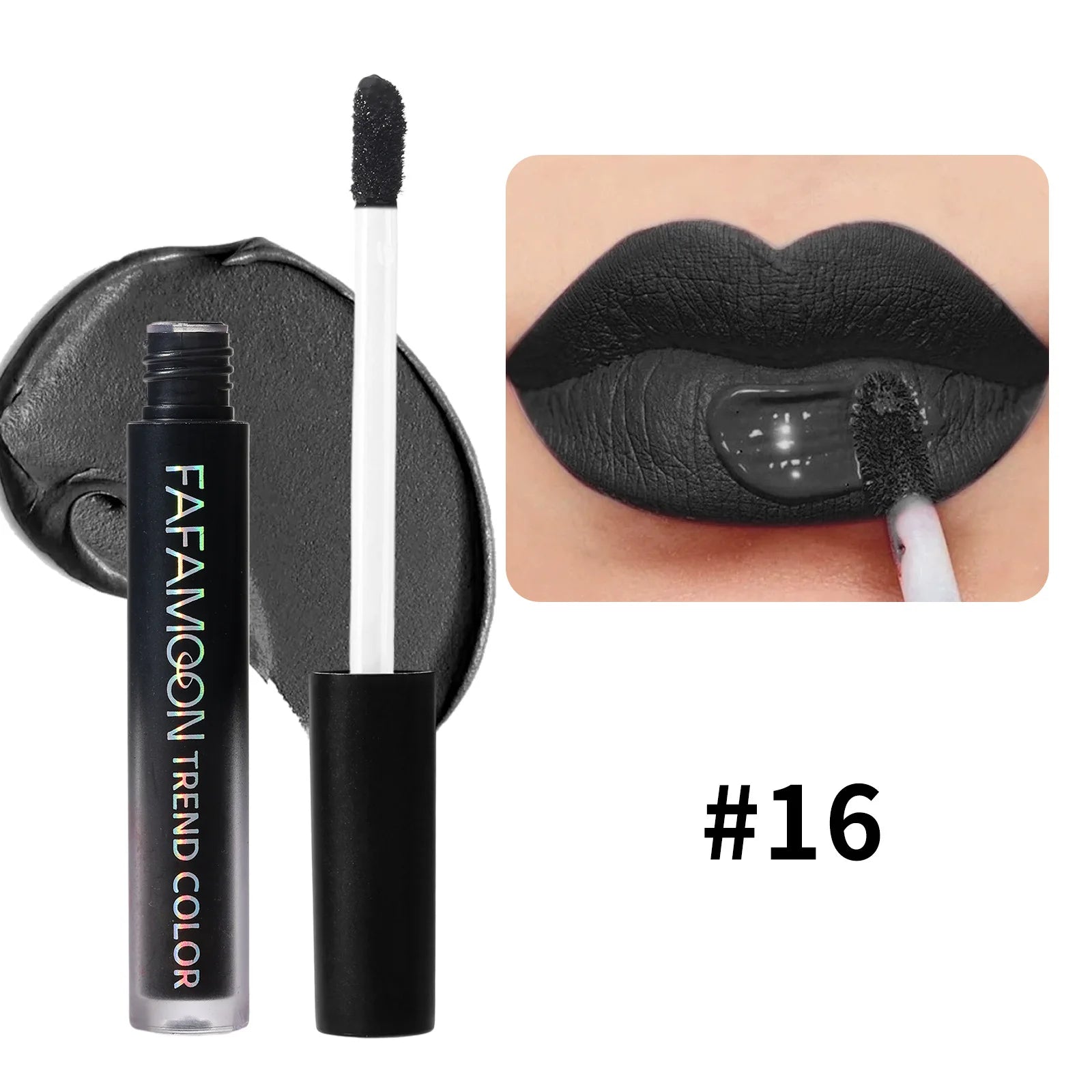 Non Stick Cup Liquid Lipstick 18 Colors Nude Pigment Lasting Lip Gloss Matte Finish Resistant To Fading Waterproof Lip Cosmetics
