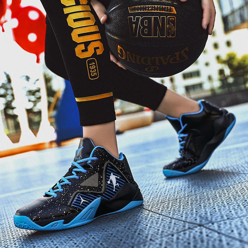Outdoor Boys Basketball Sneakers Breathable Comfortable New Kids Brand Basketball Shoes Children Sport Shoes Girls Gym Shoes