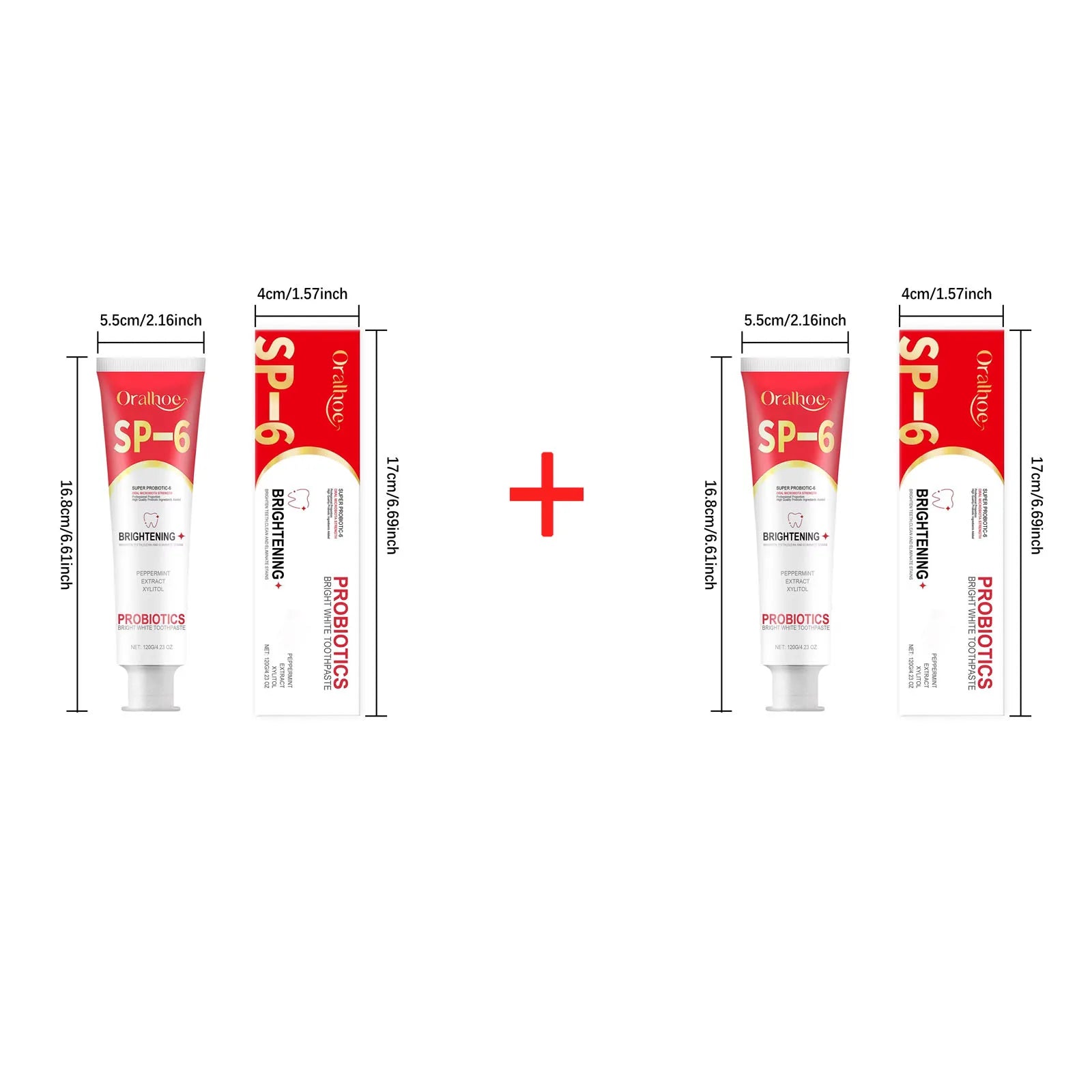 SP6 Probiotic Brightening Toothpaste Remove Plaque Stains Keep Fresh Breath Preventing Periodontitis Oral Teeth Care Toothpastes