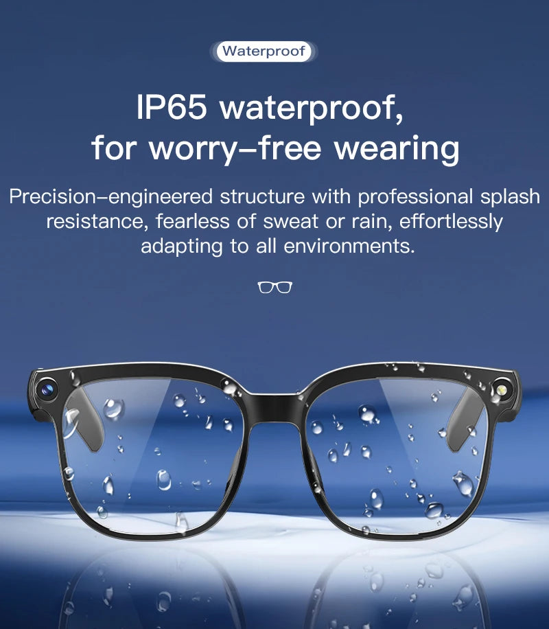 2026 AI Smart Glasses AI Translation 800W HD Camera 4K Shooting Image Bluetooth Call Recording Music Smart Sunglasses 2026 New