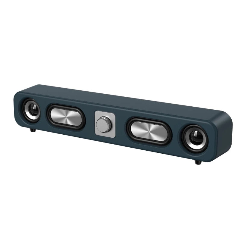 Bluetooth-compatible Speakers Wireless Sound Bar Speakers for Desktop Speakers Corded USB Connection for Monitors