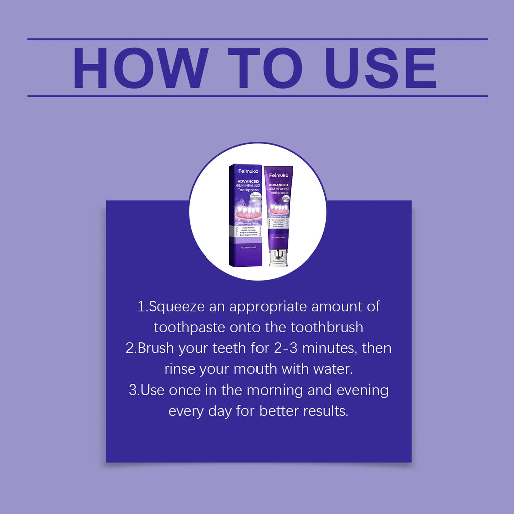 Anti Cavity Toothpaste Enamel Restoration Repair Cavities Remove Plaque Brightening Relives Periodontitis Gum Repair Toothpaste
