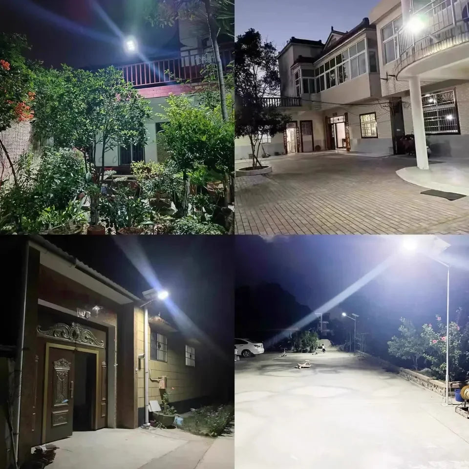 Solar Powered Wall Lights, Household Outdoor Waterproof LED Road Lights, Street Lamps, Human Body Sensing Lighting, Courtyard Li
