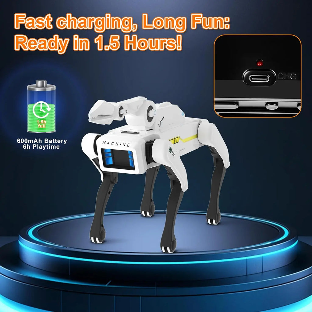 AI Simulation Robot Dog Intelligent Machine Dog Voice Command APP Control Programming Interactive Performs Acrobatics Robot Dog