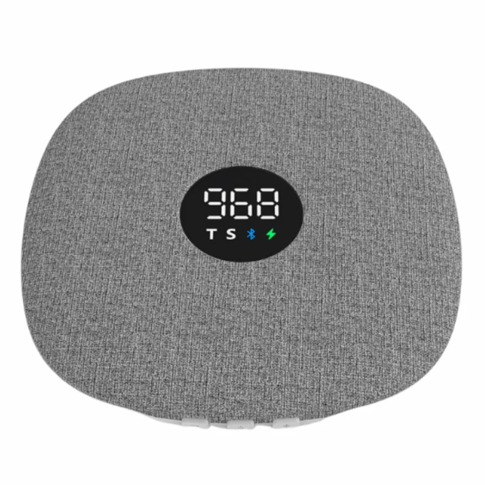Bluetooth 5.4 Under Pillow Bluetooth Speaker Bone Conduction Sleep Aid Sound Machine LED Display Mini Bedroom Pillow Speaker