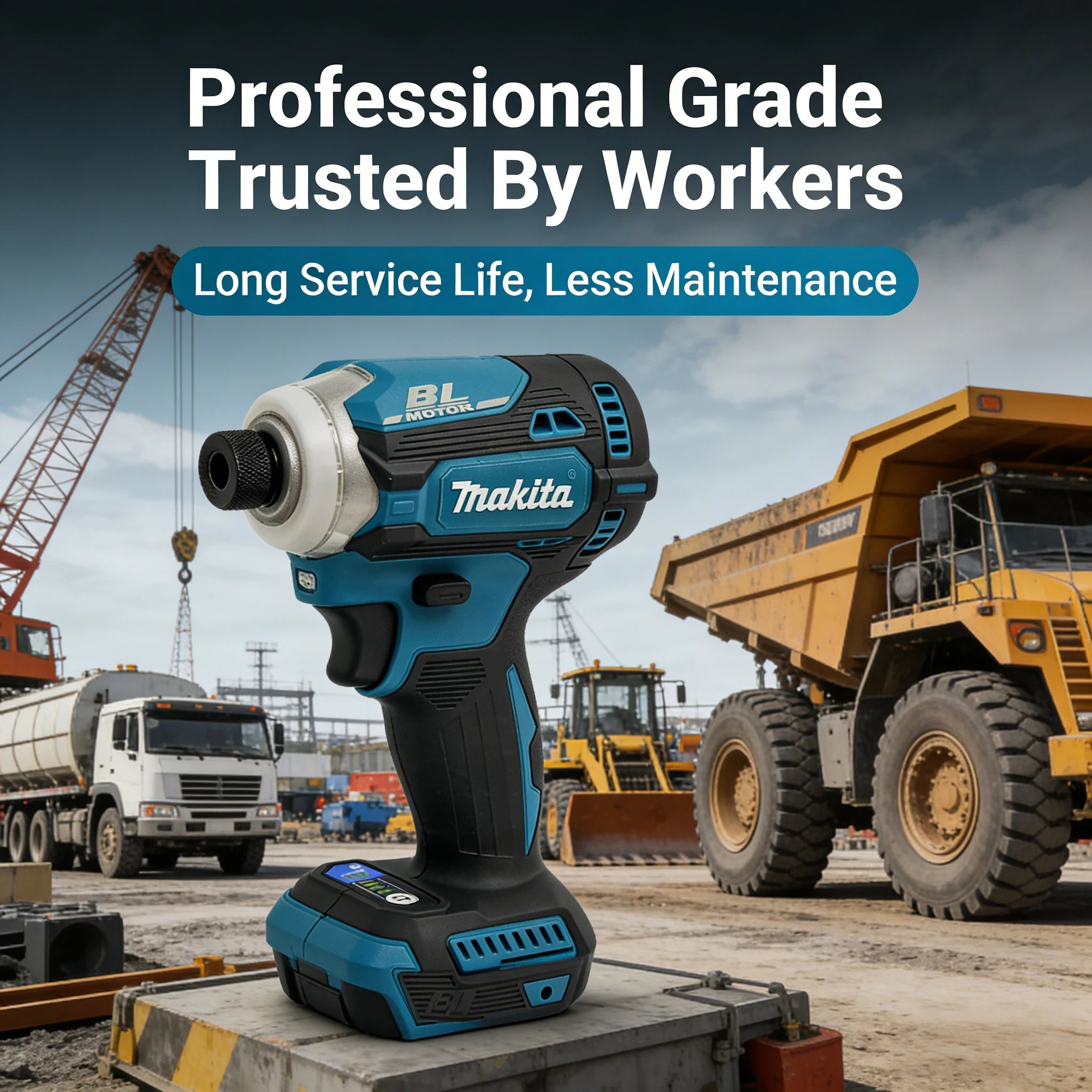 MAKITA impact driver DTD171 Rechargeable 18V high power brushless lithium screwdriver high torque electric driver