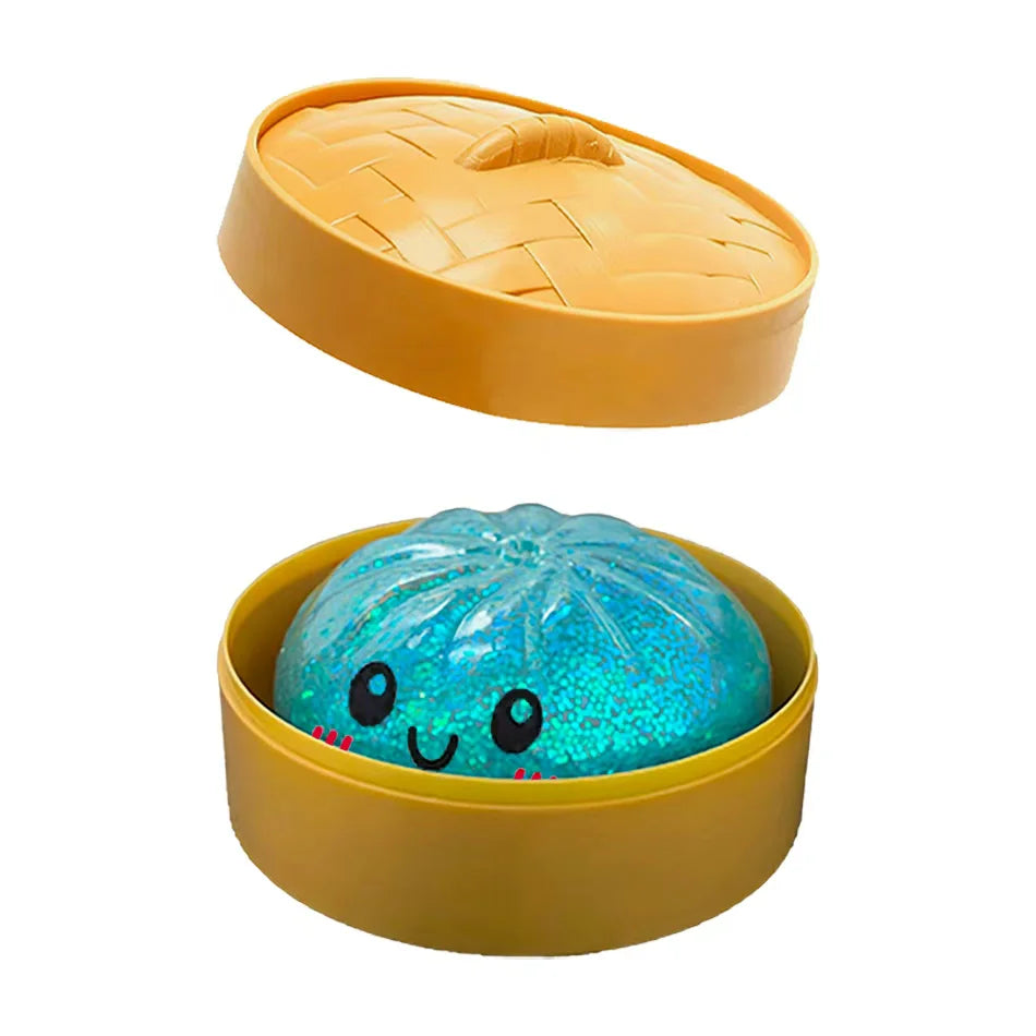 Glitter Dumpling🔥🔥🔥 Squishy Squeeze Toy With Packaging Box Stress Relief Sensory Decompression Toy