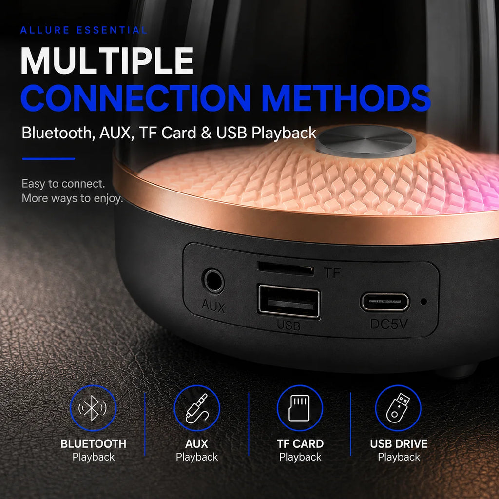 2026 Portable Wireless Soundbar Bluetooth 5.0 Home Theater TWS Speaker Hi-Fi Acoustic Breathing Lamp Subwoofer for Android & IOS