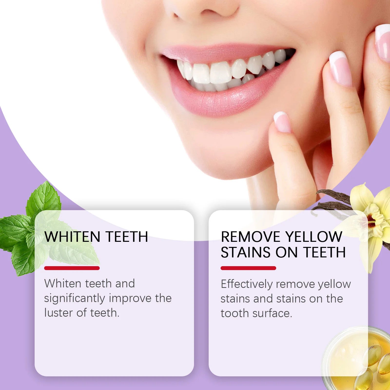 Whitening Purple Toothpaste Dental Color Corrector
