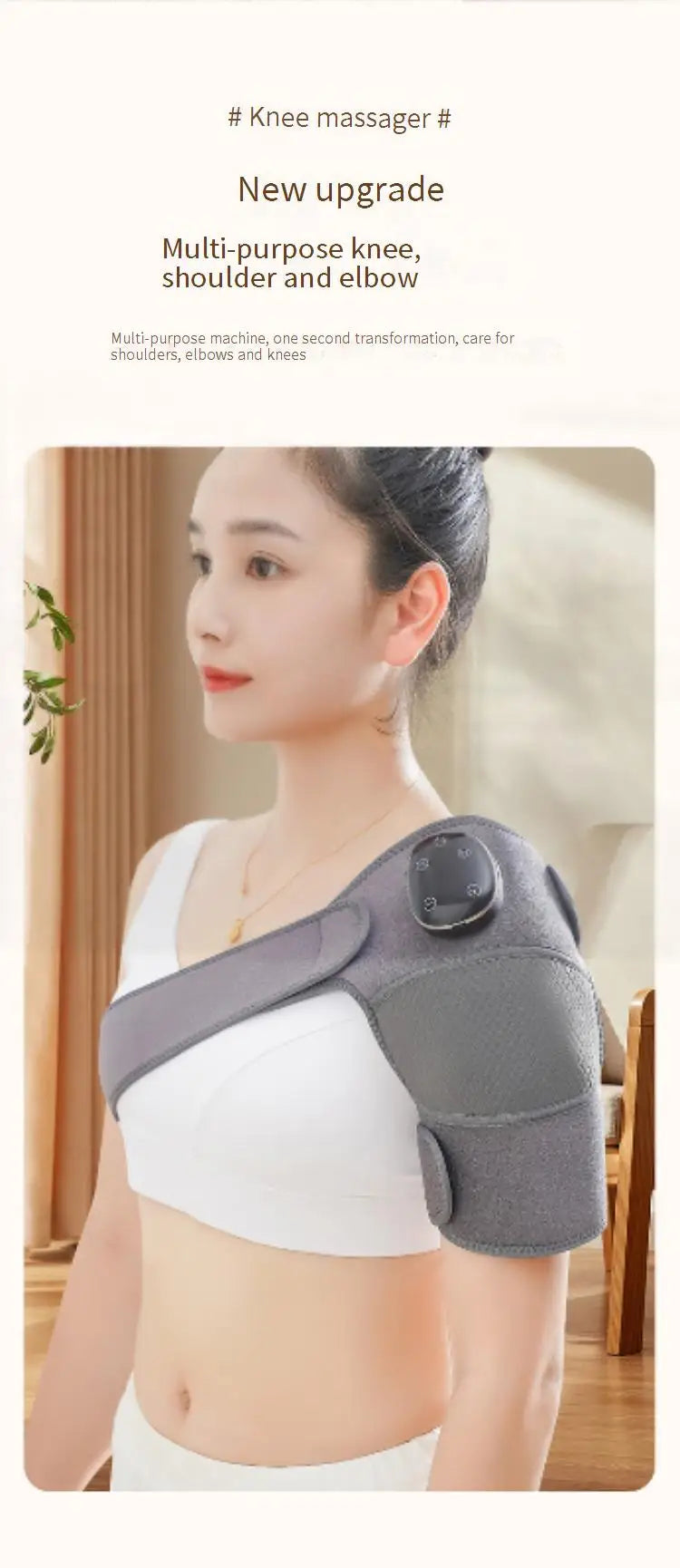 2026/Best sales Wireless Knee Massager Hot Compress for Effective Physiotherapy and Pain Relief