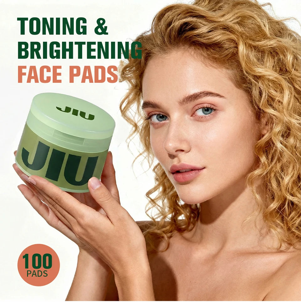 Toner Pads 100 Count Toning & Brightening Face Pads Remove Dark Spots Wrinkles & Dull Skin Hydrating Facial ,Snail Mucin Care