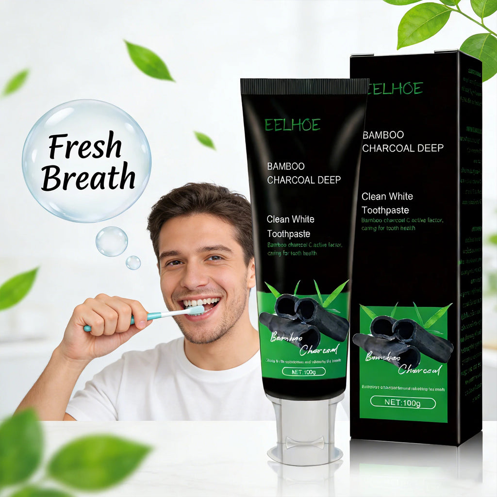 Bamboo charcoal toothpaste Remove Plaque Eliminate Oral Odors