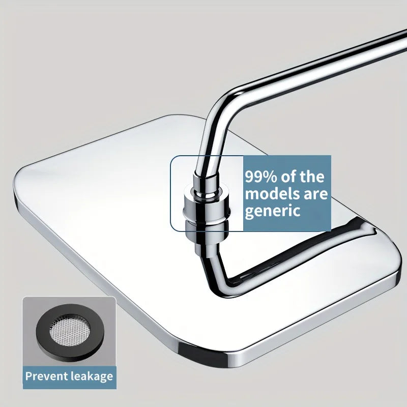 🔥🔥🔥Top spray showerhead 30cm Large Size High Pressure Overhead Rain Large Flow Booster Rain Shower Head 360° Rotation Water Saving