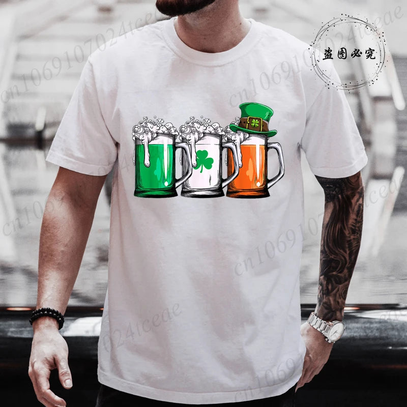 St. Patrick's Day Men's T-Shirts short Sleeve