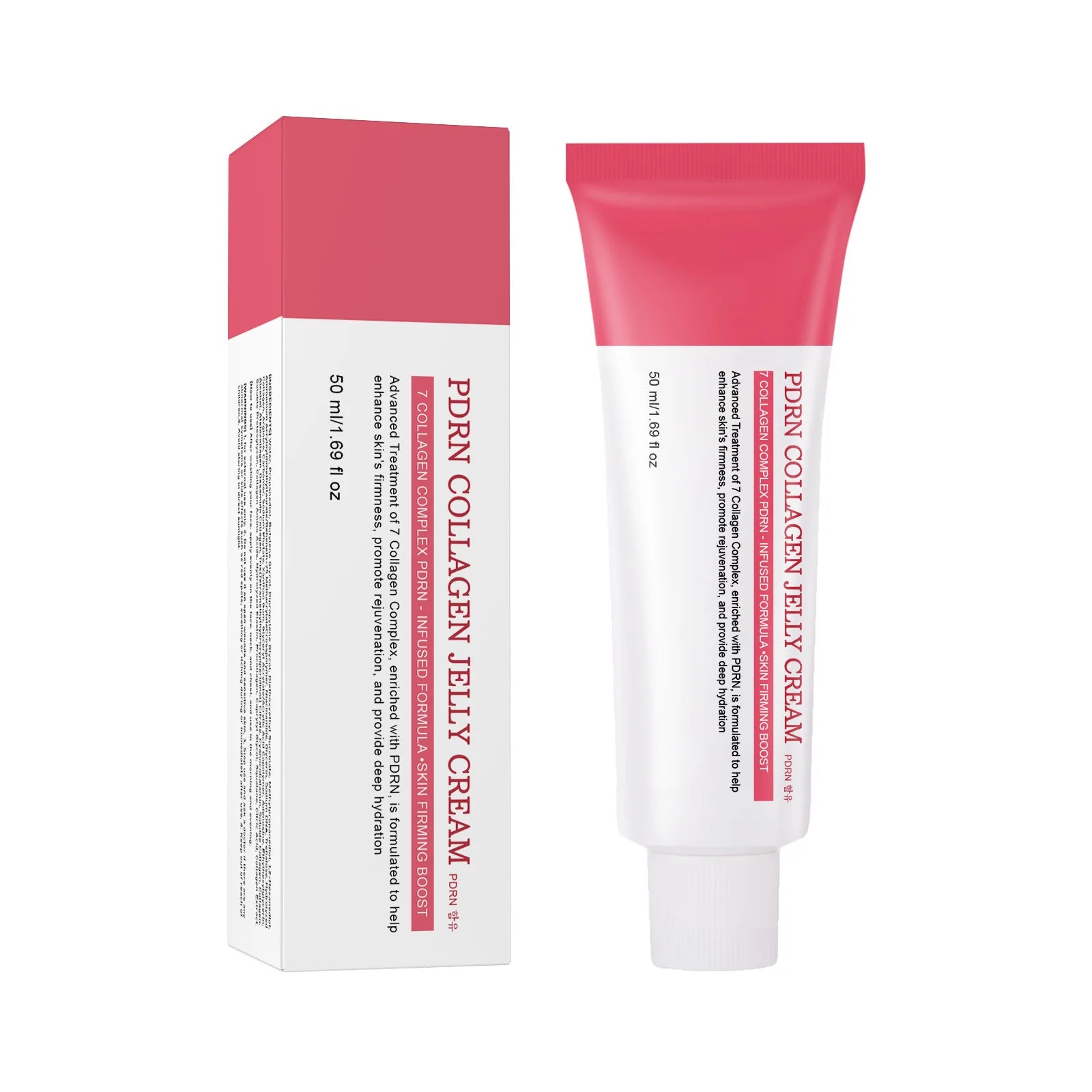 Korean PDRN 7 Collagen Complex Jelly Cream - Anti-wrinkle Firming Plumping Moisturizing Repair Regeneration Facial Skin Care