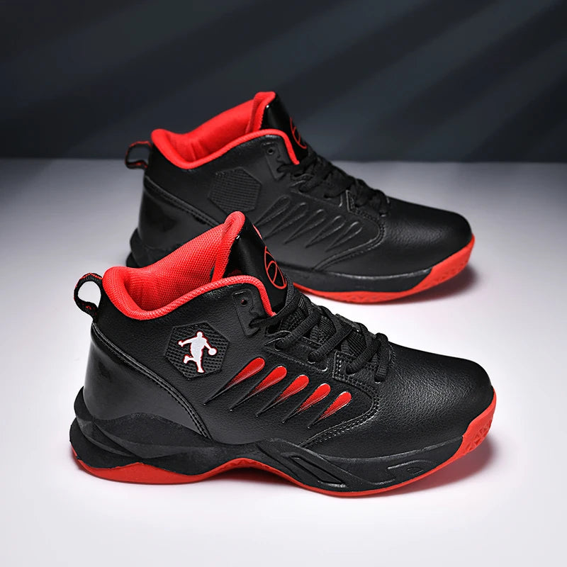 Fashion Children's Basketball Shoes for Boys Girls Sneakers Outdoor Non-slip Sports Running Kids Breathable Walking Shoes