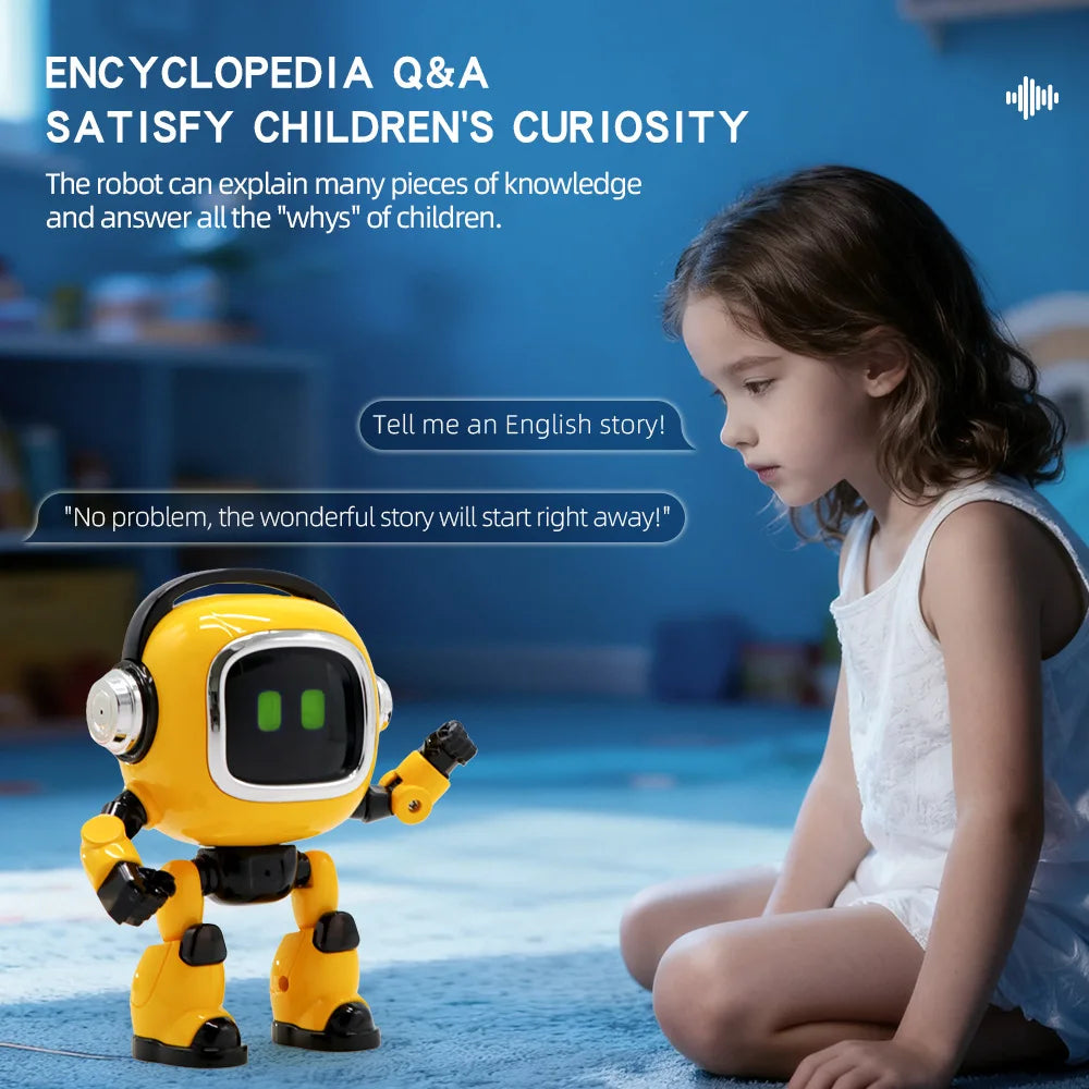 Deepseek Ai Voice Rc Robot Ai Controlled Interactive Voice Activated Educational Toy With Storytelling Q And A For Boys Gifts