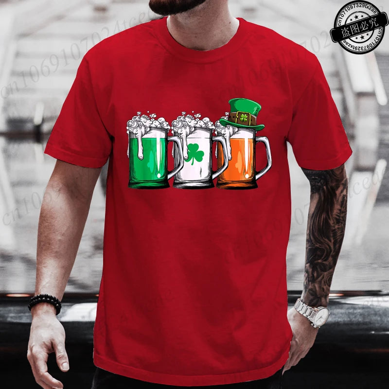 St. Patrick's Day Men's T-Shirts short Sleeve