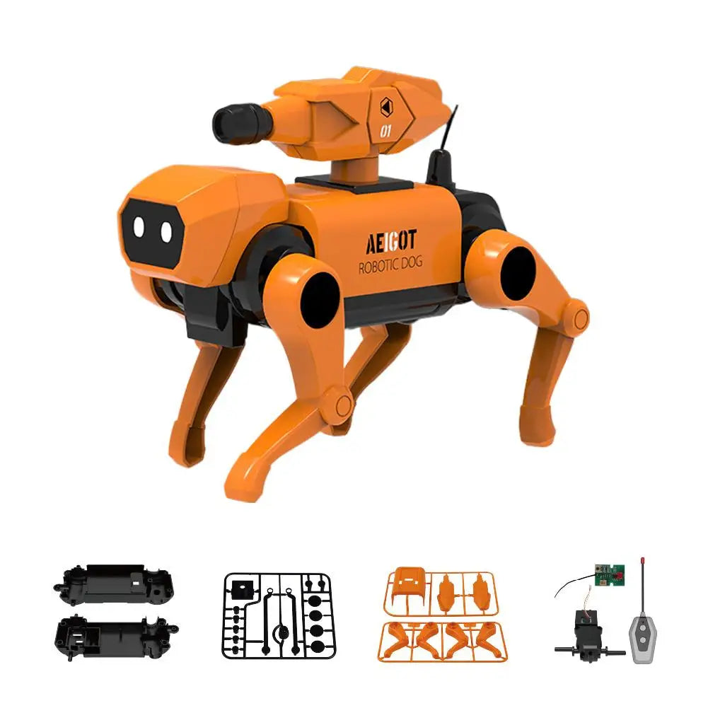 AI Smart Robot Dog Remote Control Robotic Stunt Puppy with Voice Control Interaction Programmable Bionic Dancing Pet Toy