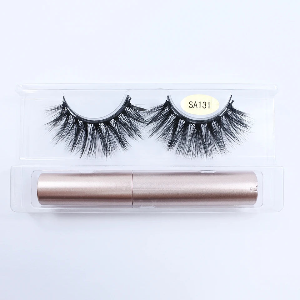 REDSIREN Natural Magnetic Lashes Makeup 1/5Pairs Reusable Magnetic  Eyelashes and Eyeliner Kit