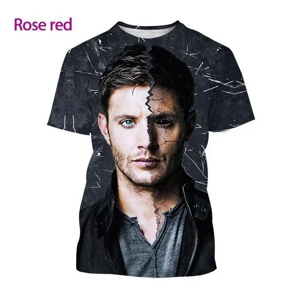 Short Sleeve Hip Hop Street Unisex Oversized Men's T Shirt