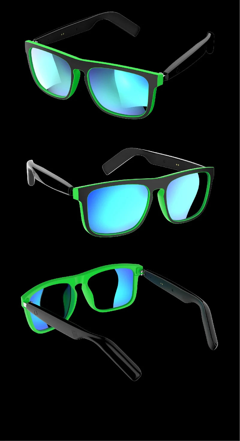Lenovo AI Intelligent Sunglasses For Men And Women Polarized Anti Uv Sunglasses Air Conduction AI Intelligent Glasses