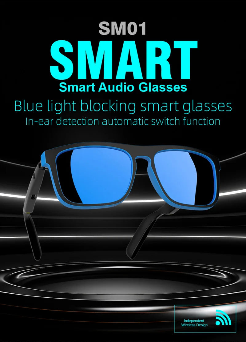 Lenovo AI Intelligent Sunglasses For Men And Women Polarized Anti Uv Sunglasses Air Conduction AI Intelligent Glasses