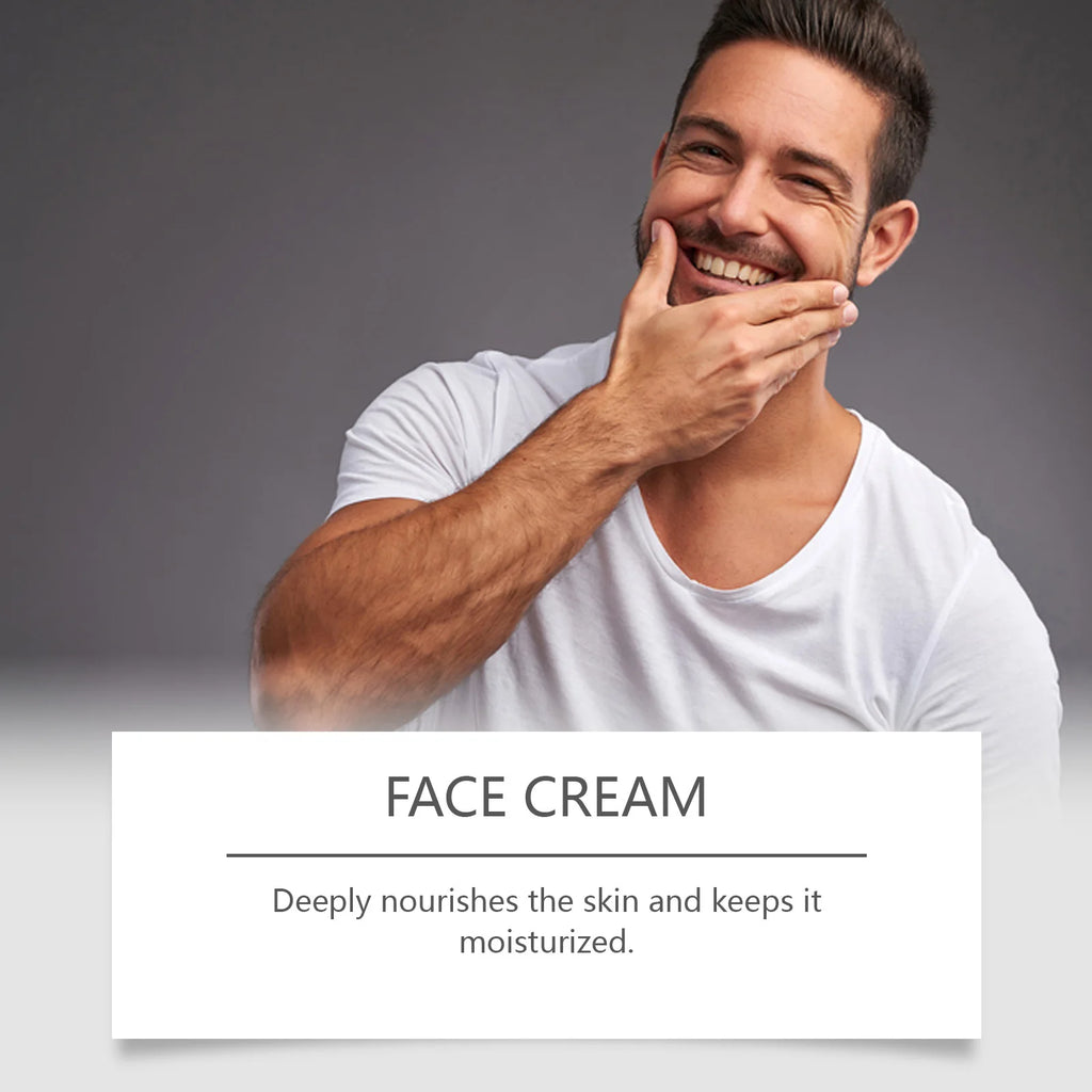 Man Facial Firming Cream Fade Fine Lines Improve Elasticity Moisturizing Dryness Anti W-rinkle For Glowing Skin Face Care Creams