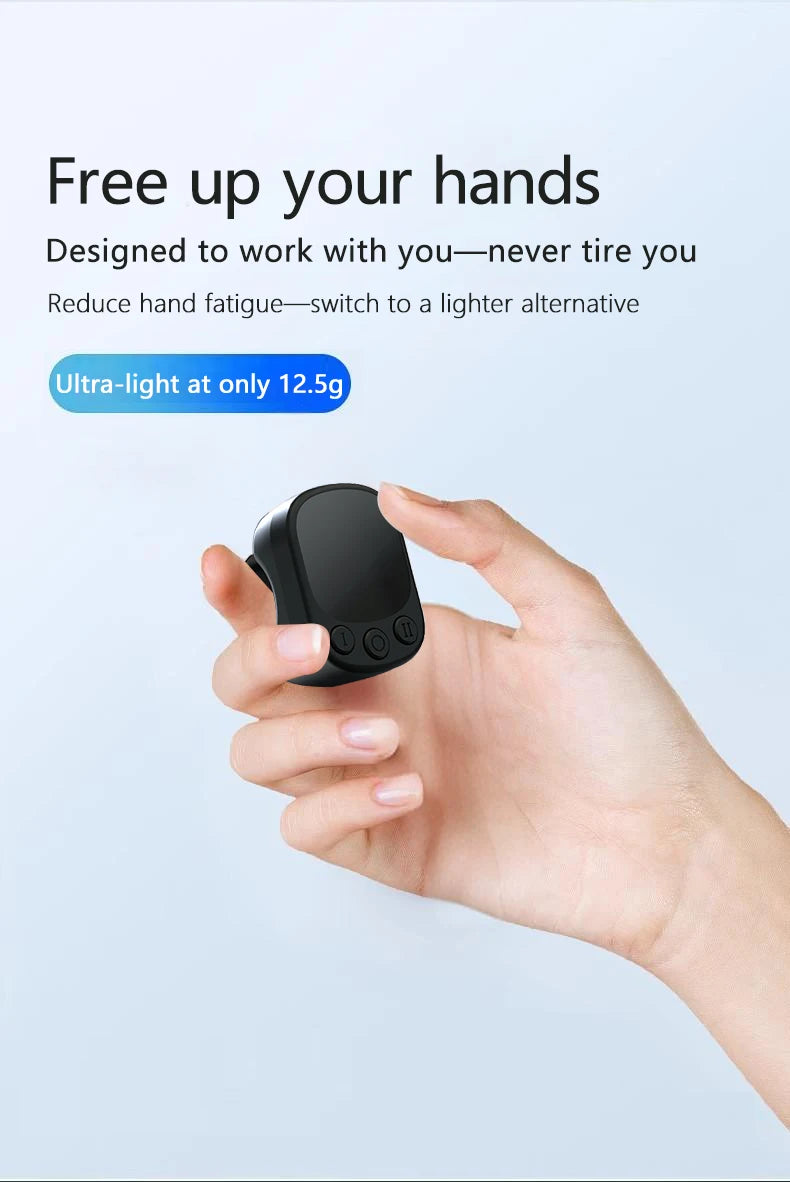 Tiktok Scrolling Ring Remote Control Touchpad Camera Shutter Mouse Ring for Short Video Control Compatible with iPhone iPad