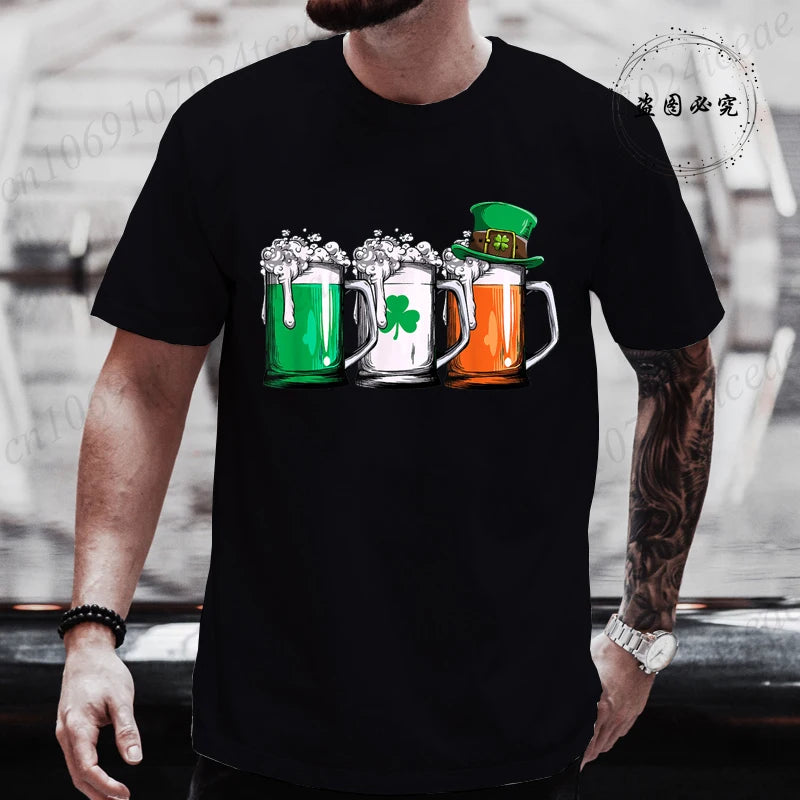 St. Patrick's Day Men's T-Shirts short Sleeve