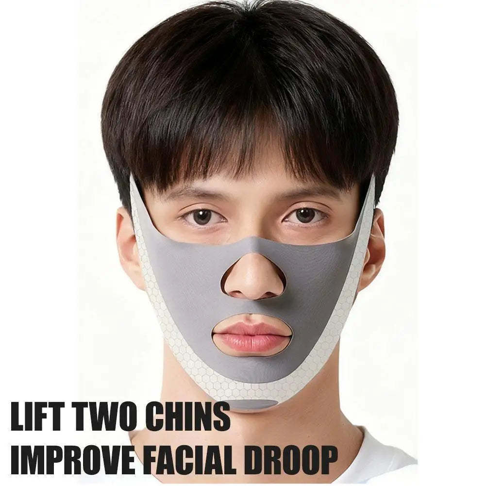 Facial Sculpting Tool For Men Full Face Lifting V-Face Bandage Lifting Improvement Of Nasolabial Folds Double Chin Sleep Mask