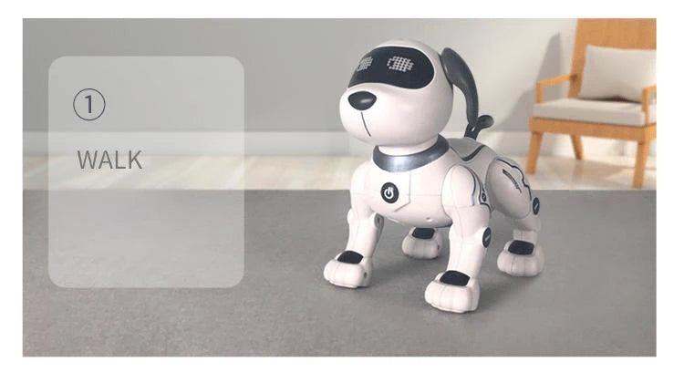 Children's AI Intelligent Pet Dog Intelligent Programming Voice Touch Sensing Mechanical Dog Robot Perfect Children's Gift