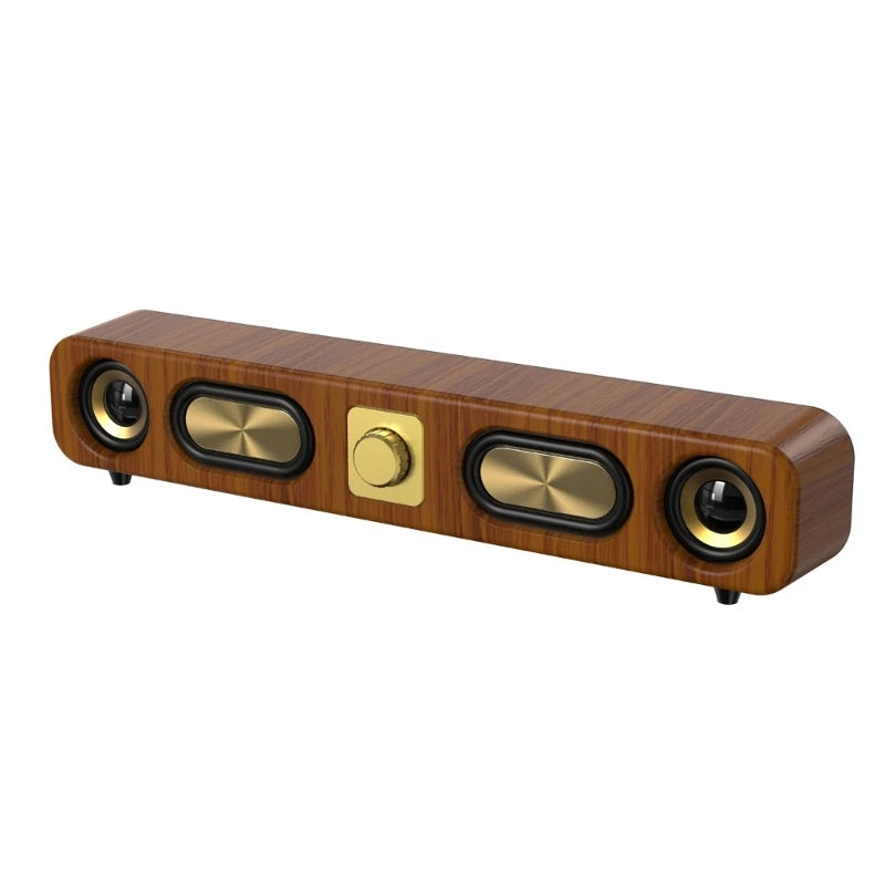 Bluetooth-compatible Speakers Wireless Sound Bar Speakers for Desktop Speakers Corded USB Connection for Monitors