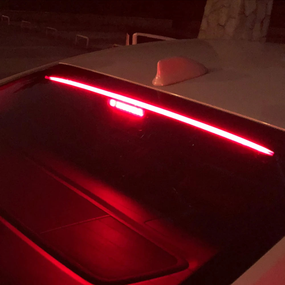 Car Brake Light LED Styling High Mount Additional Stop Lamp Modified Turn Signal Running Light Universal Auto Flexible Led Strip