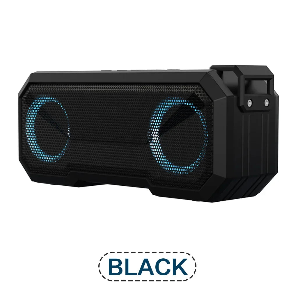 Portable Bluetooth Speaker Wireless TWS Stereo Bass IPX7 Waterproof Loudspeaker FM Radio 12H Playtime