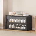 Transparent Multilayer Dustproof Shoe Cabinet Small Space Storage Rack Spacious Organizer Shelf Home Shoe Tidy Storage Solution