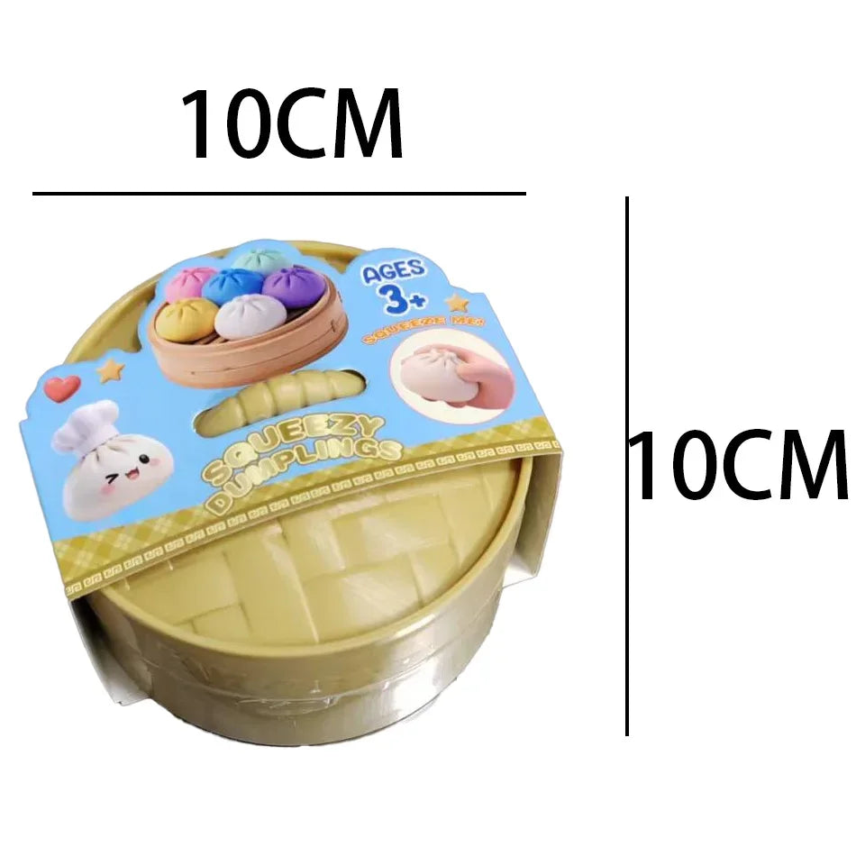 Glitter Dumpling🔥🔥🔥 Squishy Squeeze Toy With Packaging Box Stress Relief Sensory Decompression Toy